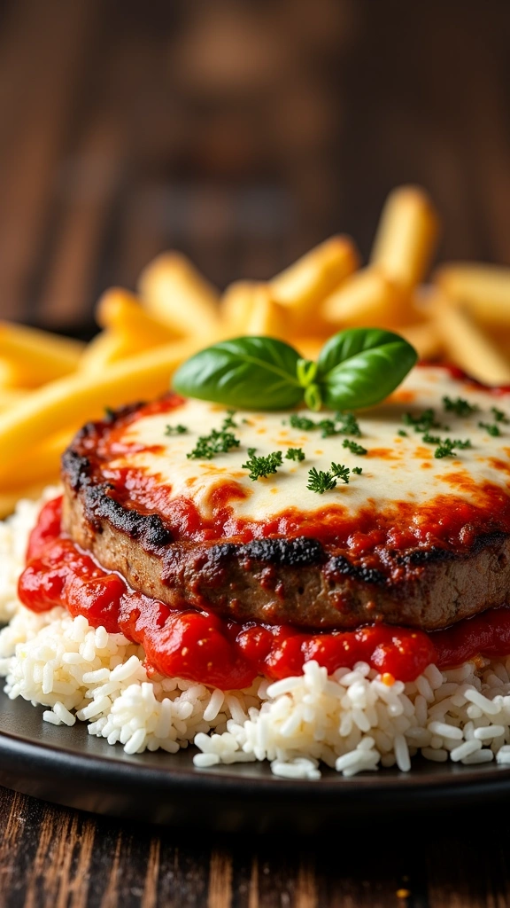 Bife à Parmegiana Clássico