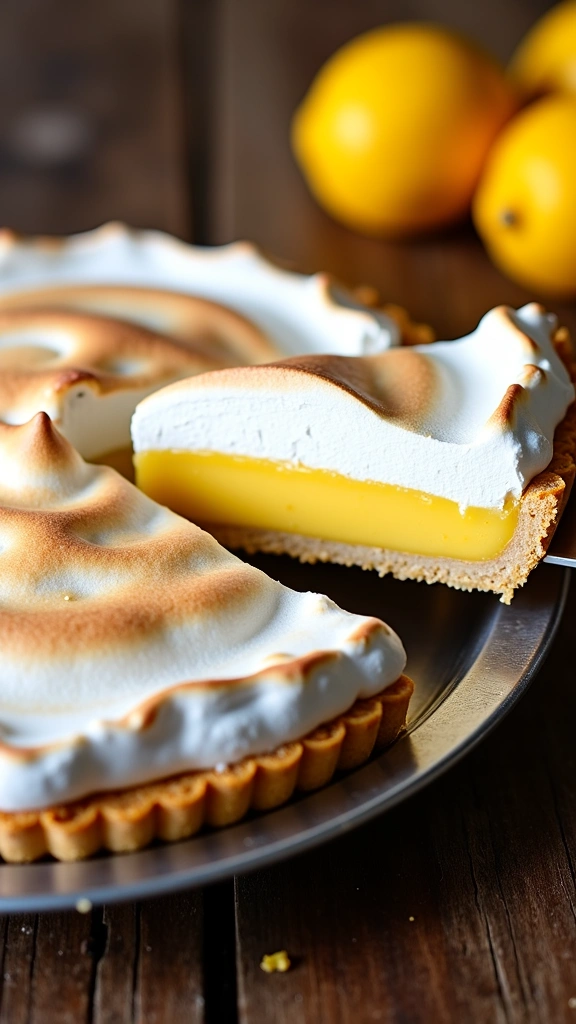 Torta de Limão com Merengue