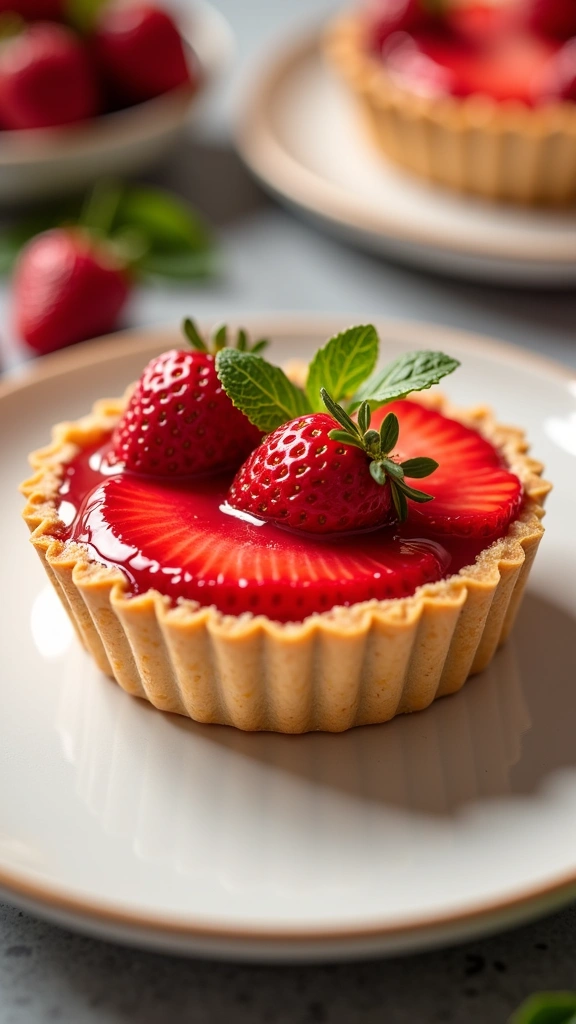 Torta Espelhada de Morango: O Brilho da Confeitaria em Sua Casa